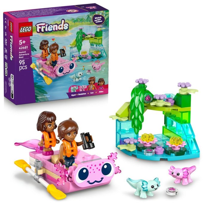 42681 Lego Friends – Dobrodružný člun s axolotly