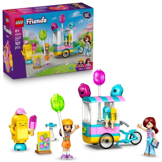 42692 Lego Friends – Stánek se zmrzlinou a balónky