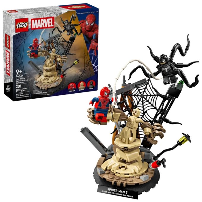 76334 Lego Marvel - Epický souboj: Spider-Man vs. Sandman