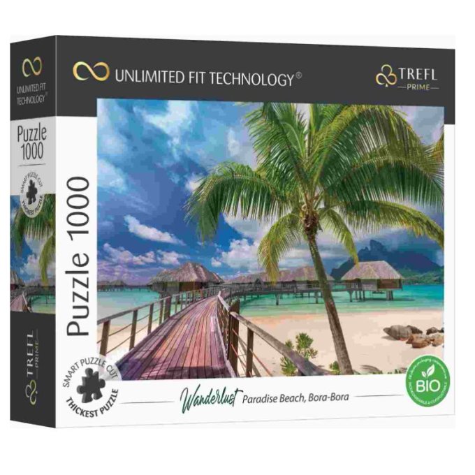 Puzzle 1000 – Rajská pláž, Bora-Bora