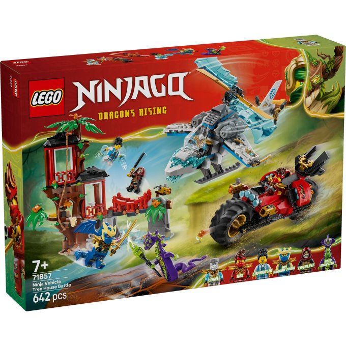 71857 Lego Ninjago – Souboj nindža vozů a domeček na stromě
