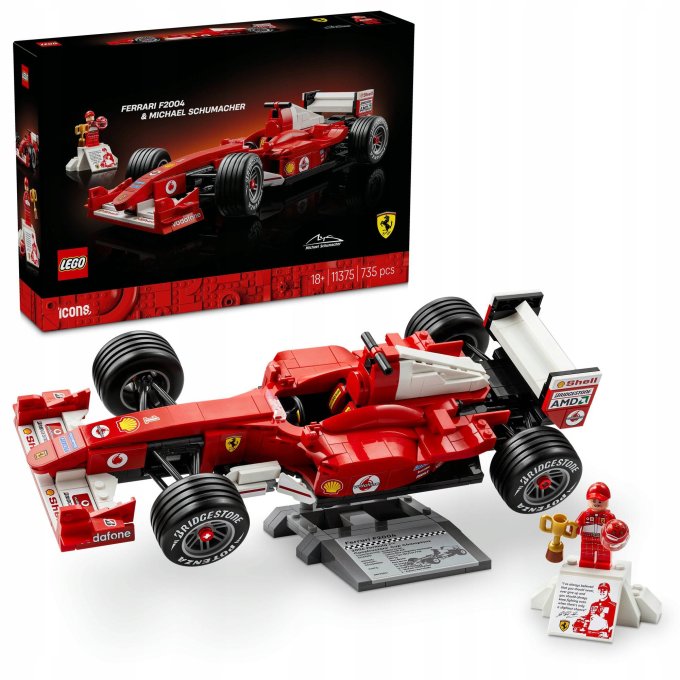 11375 Lego Icons – Ferrari F2004 a Michael Schumacher