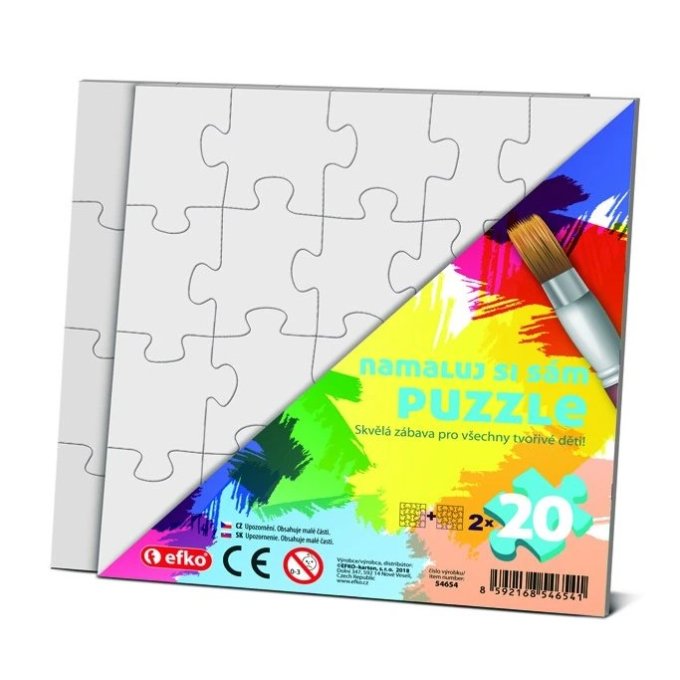 Puzzle - Namaluj si sám- Čtverec