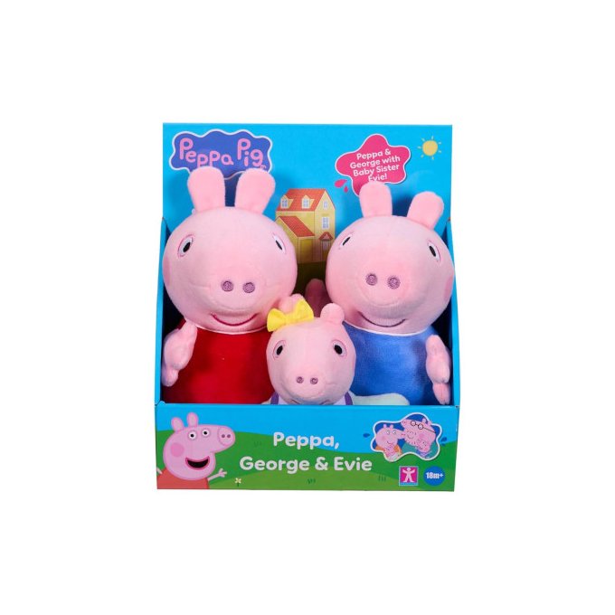 Peppa Pig – Peppa, George a Evie