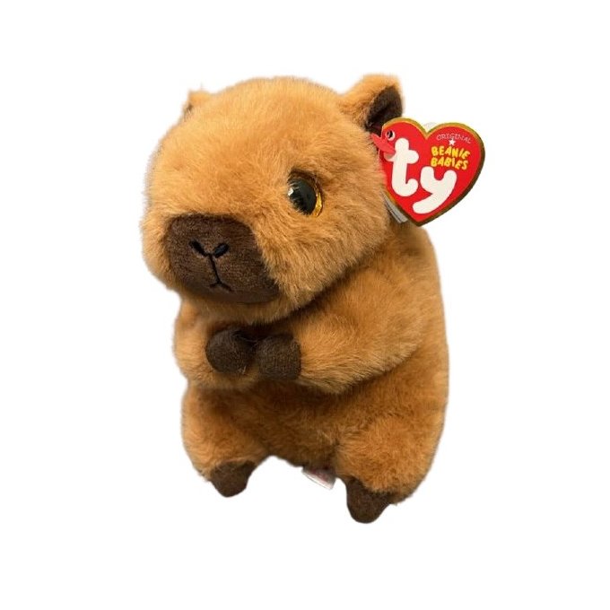 TY Beanie Babies - Plyšová kabybara 15 cm Mocha