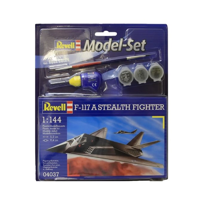 Revell - letadlo 64037 F-117 STEALTH FIGHTER (1:144)