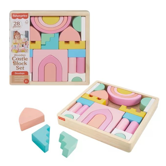 Fisher-Price - Dřevěné kostky