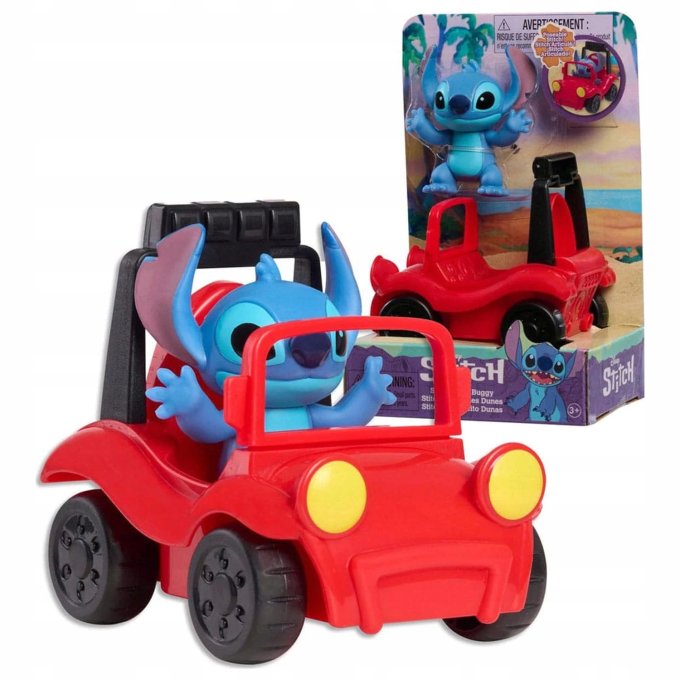 Stitch - Figurka s autíčkem