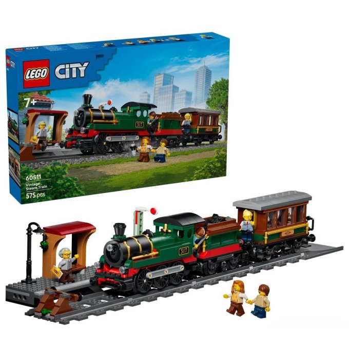 60511 Lego City - Vintage parní vlak