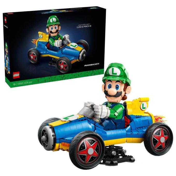 72050 Lego Super Mario - Mario Kart™- Luigi a Mach 8
