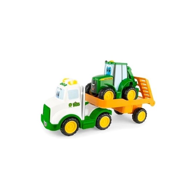John Deere – Tahač s traktorem
