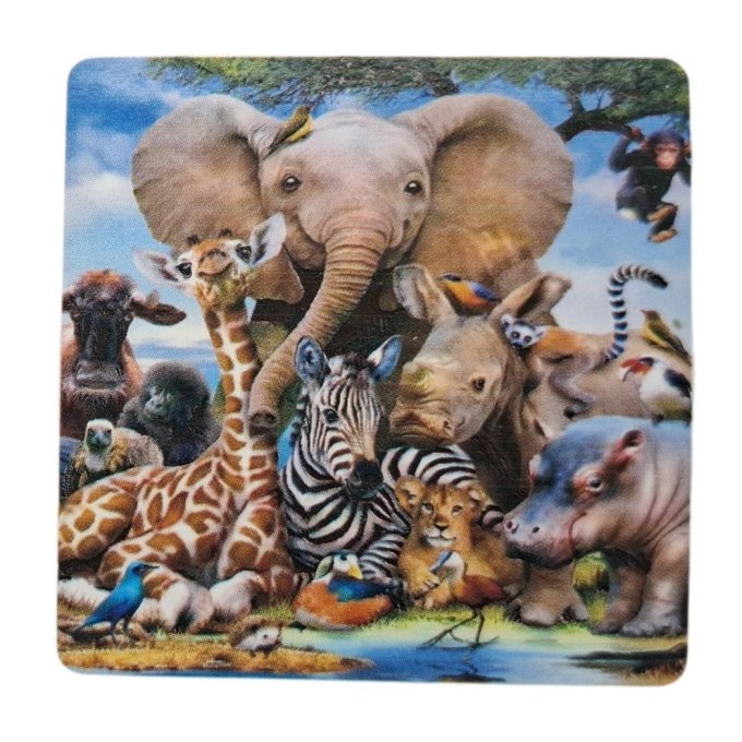 Puzzle 1000 s podložkou Zvířata
