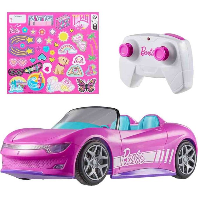 Barbie – RC Růžový kabriolet