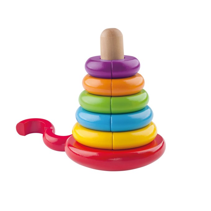 Woody - Barevná dřevěná pyramida