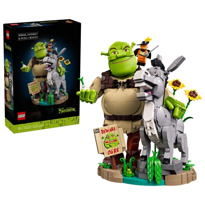 72423 Lego Shrek - Shrek, Oslík a Kocour v botách