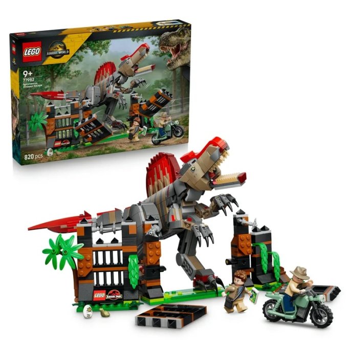 77982 Lego Jurassic World - Útěk dinosaura spinosaura