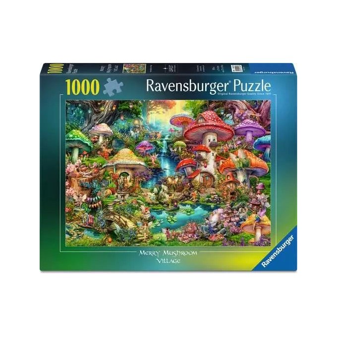 Puzzle 1000 – Houbová vesnička