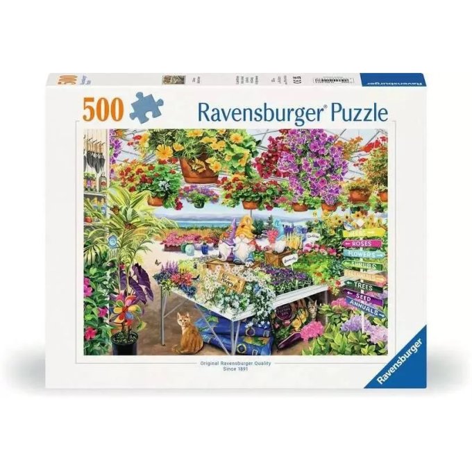 Puzzle 500 - Nádherné zahradní centrum