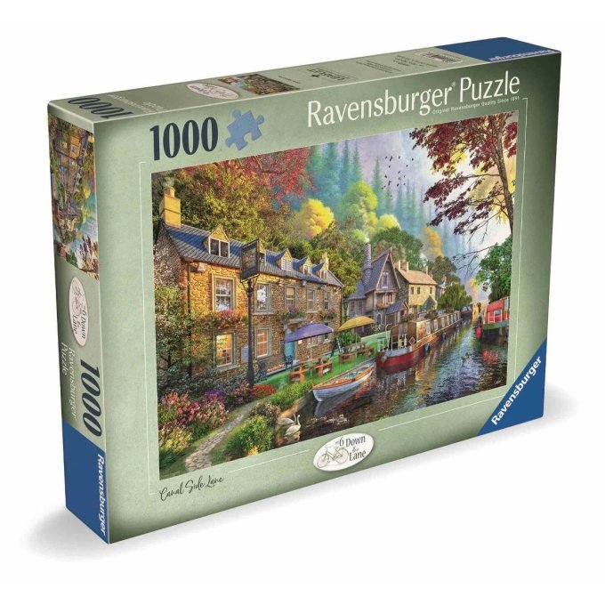 Puzzle 1000 - Ulička u kanálu