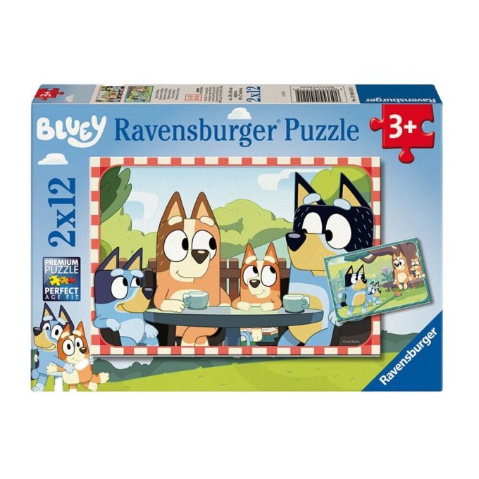 Puzzle 2x12 - Bluey na pikniku