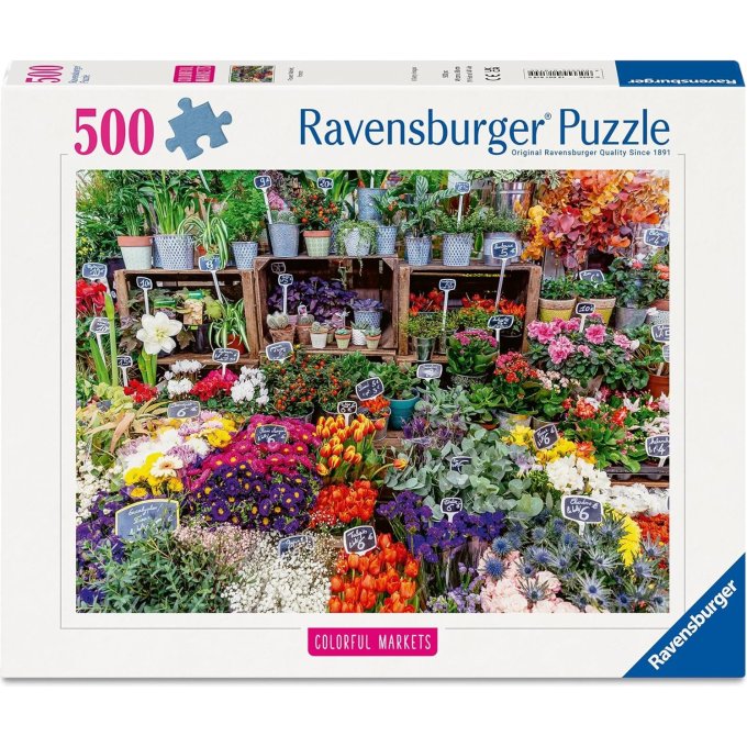 Puzzle 500 - Květinový trh