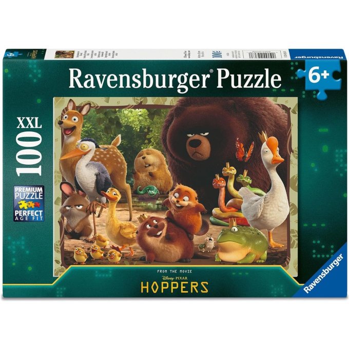 Puzzle 100 XXL - Na skok do divočiny