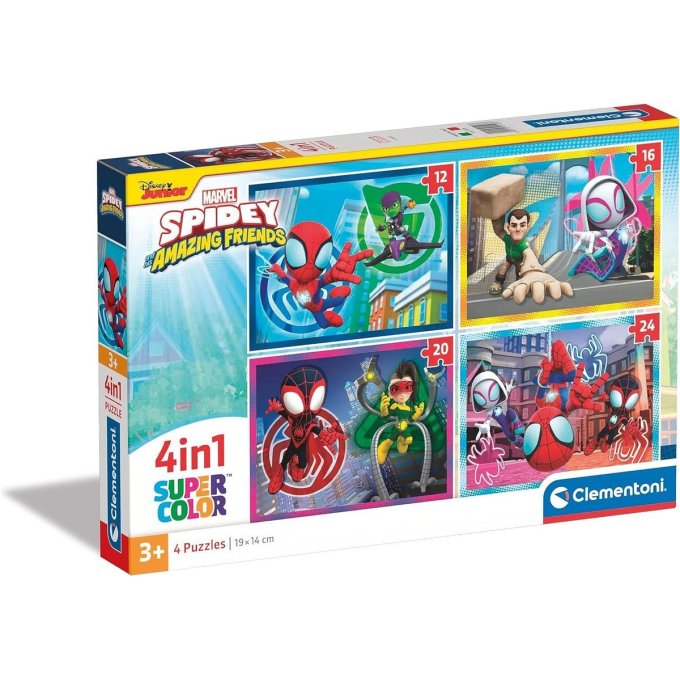 Puzzle 4v1 - Spiderman