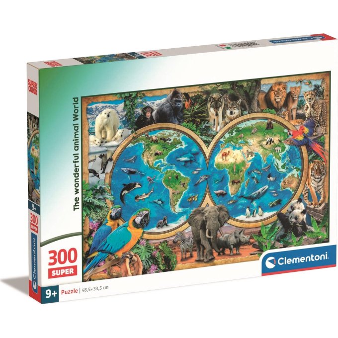 Puzzle 300 – Úžasný svět zvířat