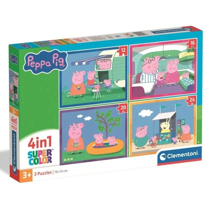Puzzle 4v1 - Peppa Pig