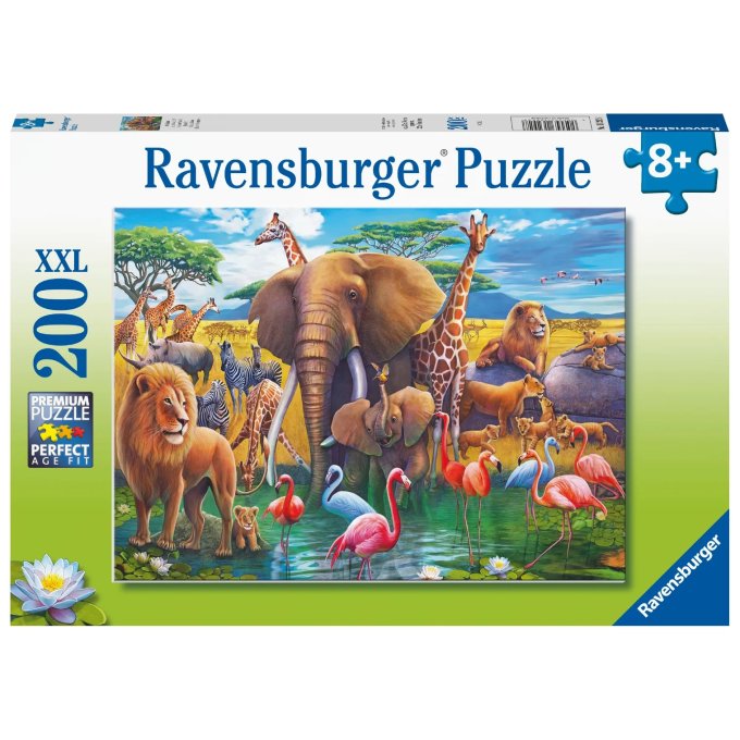 Puzzle 200 XXL – Zvířata v Africe
