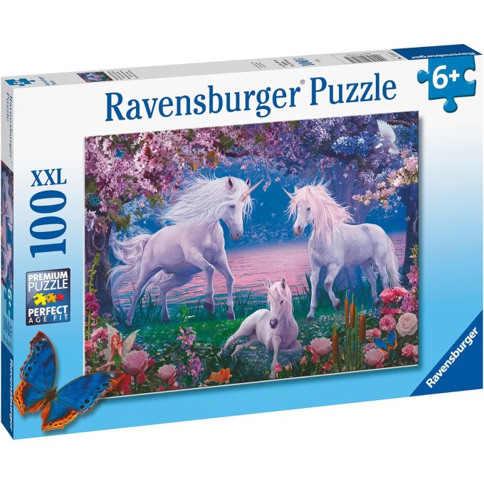 Puzzle 100 XXL – Jednorožci