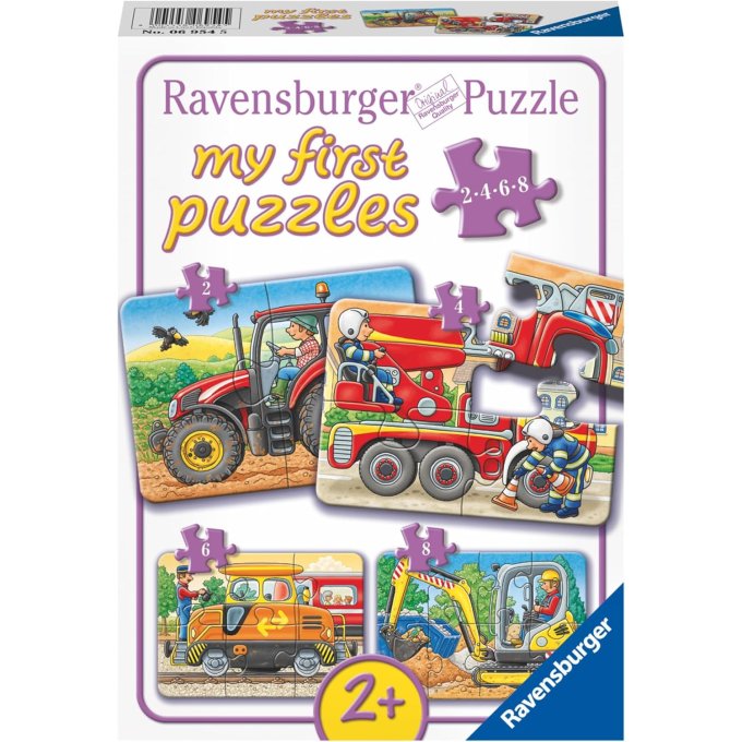 Moje první puzzle 4v1 – Dopravní prostředky