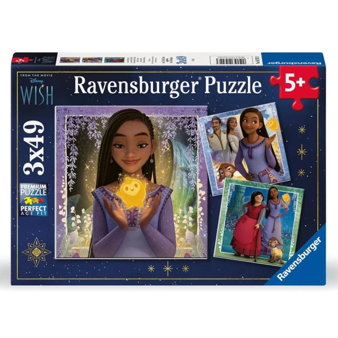 Puzzle 3x49 - Disney přání
