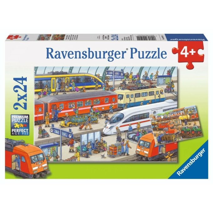 Puzzle 2x24 – Železniční stanice