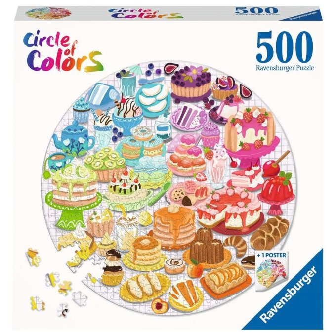Puzzle 500 – Barevné dezerty
