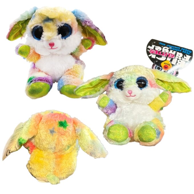 Barevný zajíc 15 cm
