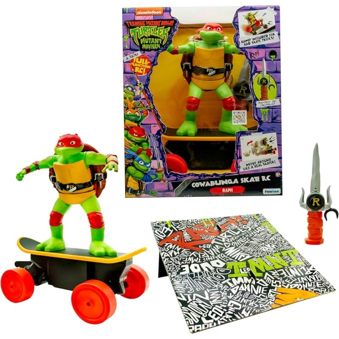 Ninja Turtles - RC Skateboard s Raphem