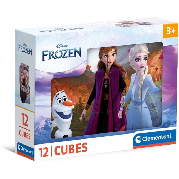 Disney Frozen - Obrázkové kostky 12 ks