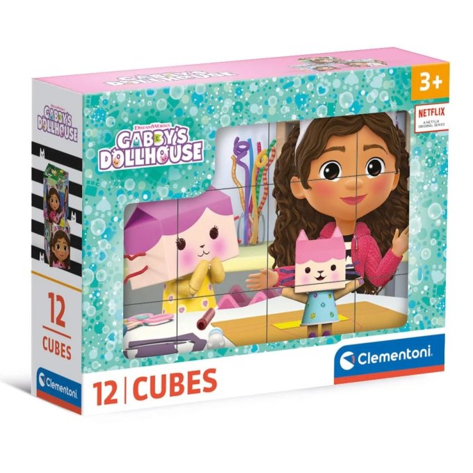 Gabby´s Dollhouse - Obrázkové kostky 12 ks