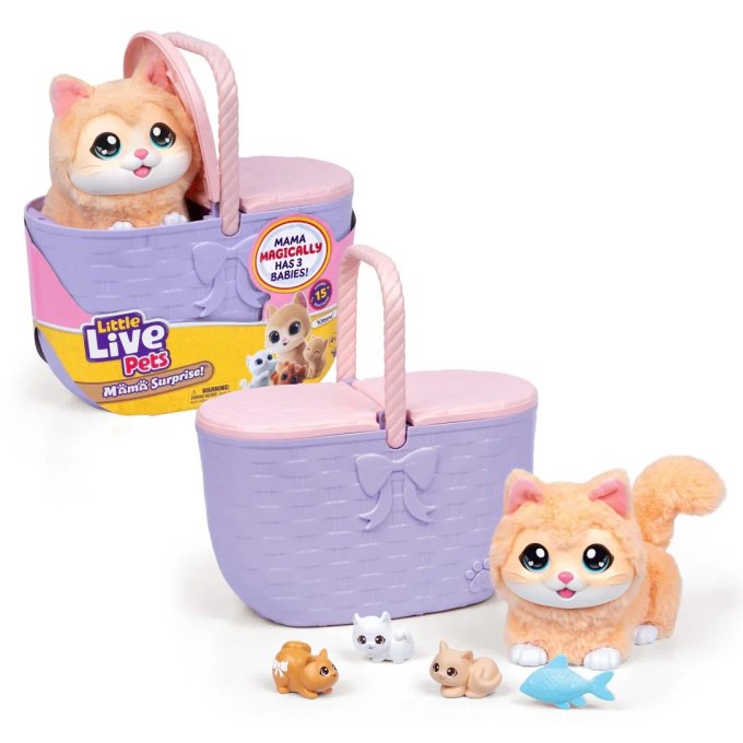 Little Live Pets – Máma kočka s koťaty