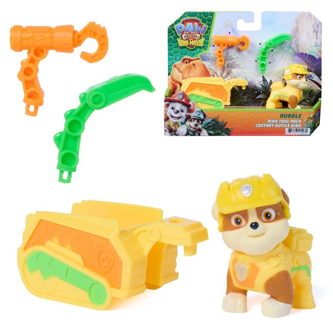 Paw Patrol Dino - Rubble s vozíkem