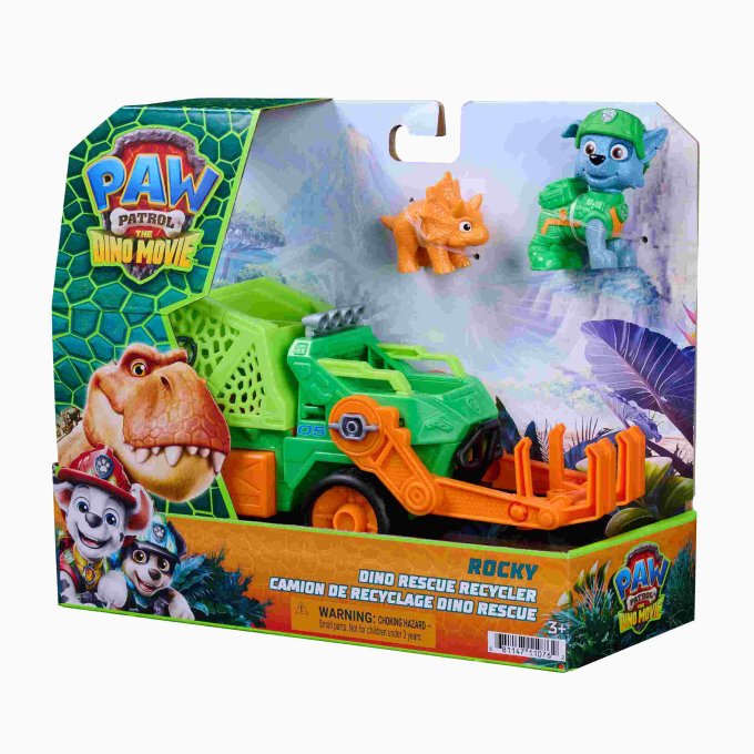 Paw Patrol Dino - Rocky s vozidlem
