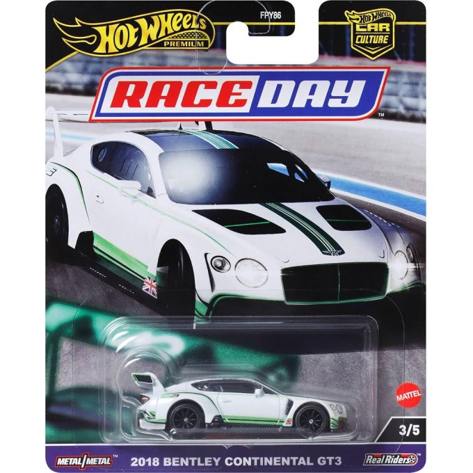 Hot Wheels Premium - 2018 Bentley Continental GT3