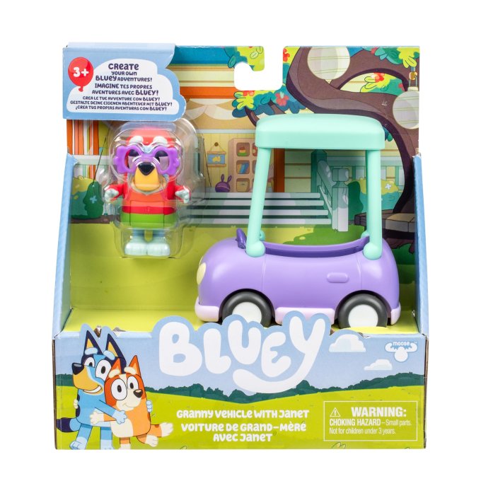 Bluey - Figurka Janet s autem