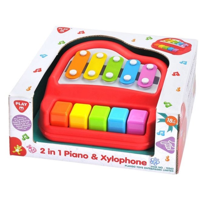 Piano a xylofon 2 v 1