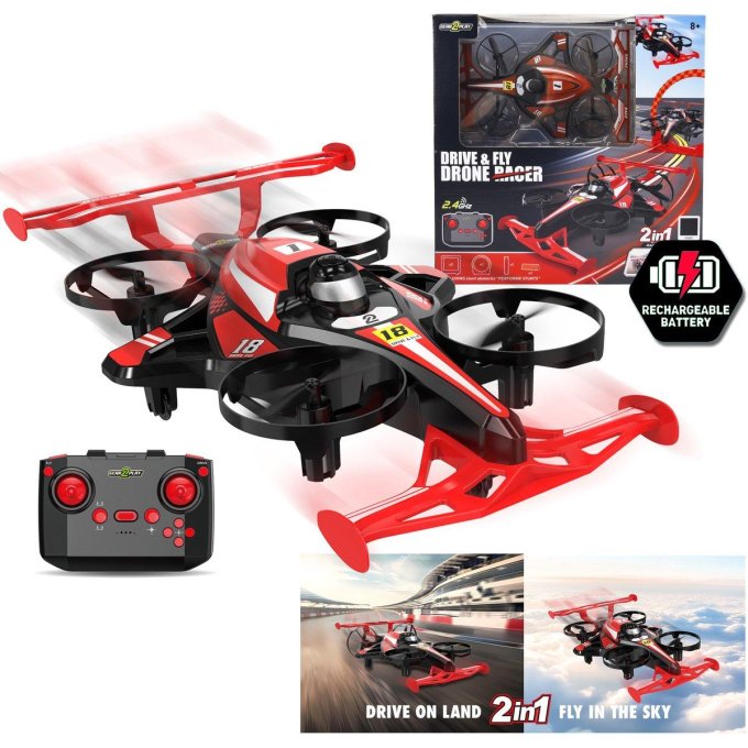 Gear2Play – Drive & Fly Dron Racer 2v1