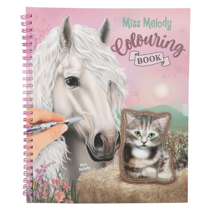 Miss Melody - Omalovánky s nálepkami