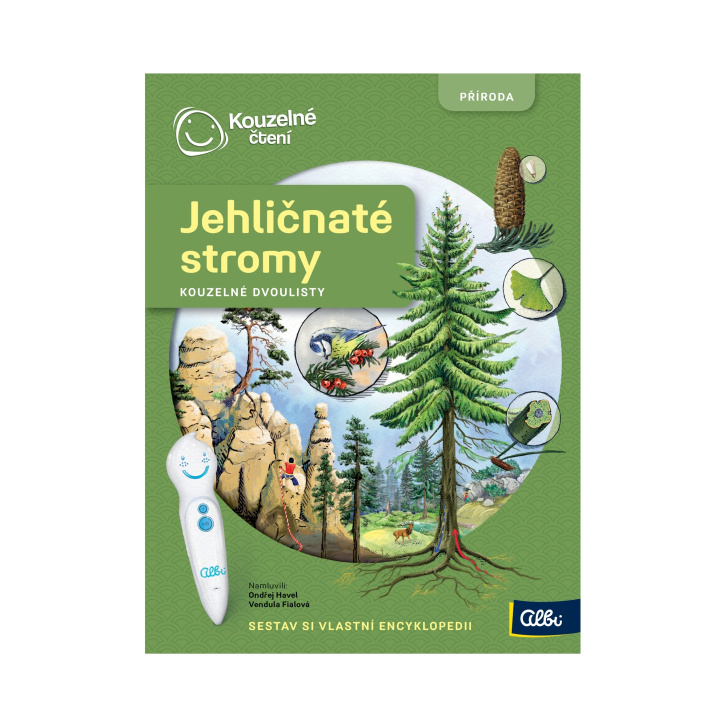 Kouzelné čtení - Dvojlisty Jehličnaté Stromy