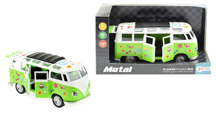 Květinový autobus Zelená