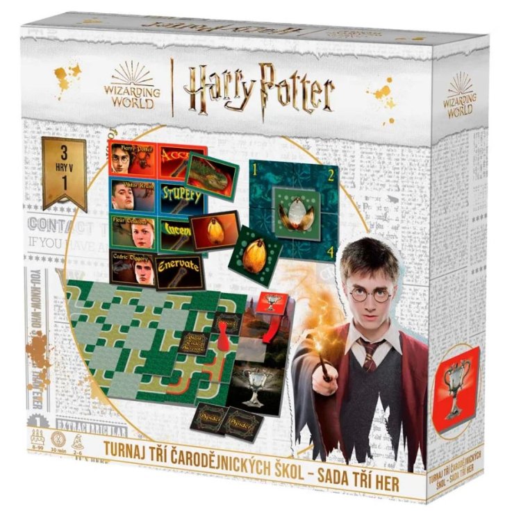 Harry Potter hra - Turnaj tří kouzelnických škol 3v1